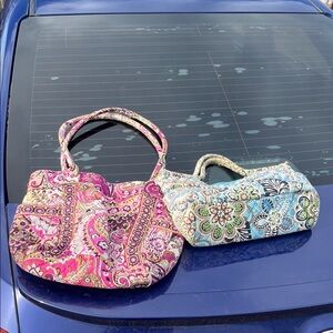 Vibrant Paisley Vera Bradley Women's Tote Bags
